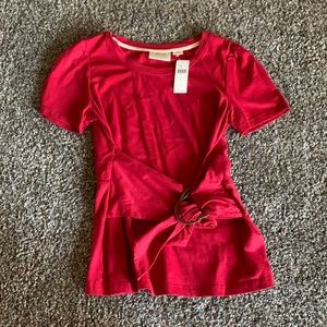 anthropologie buckle top